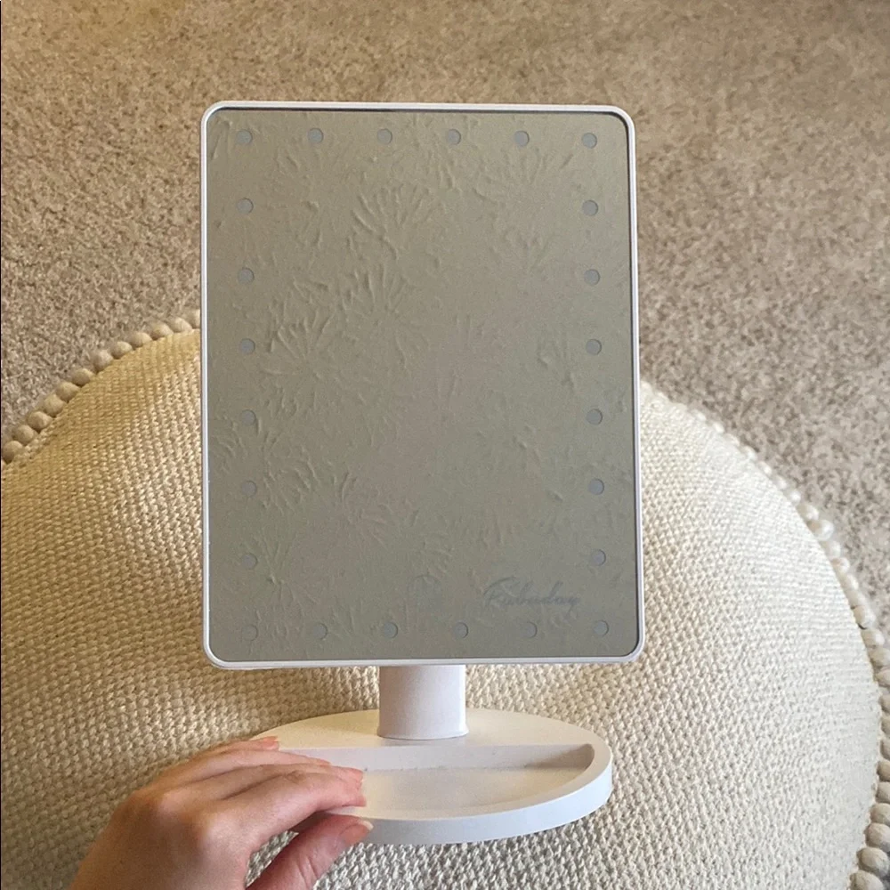 White Vanity Mirror with LED Lights